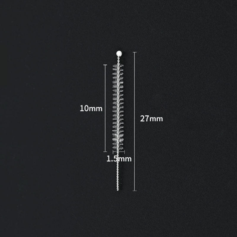 Endoscope cleaning brush head