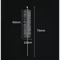 Endoscope cleaning brush head