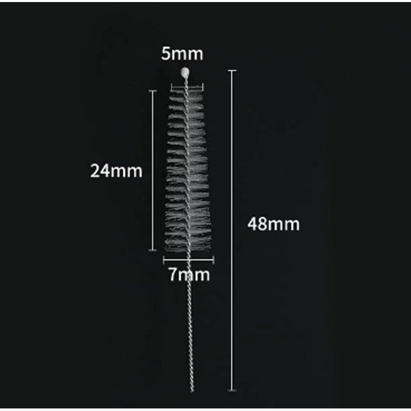 Endoscope cleaning brush head