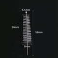 Endoscope cleaning brush head