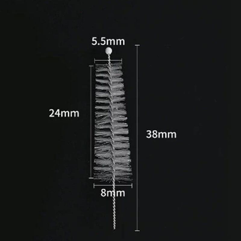 Endoscope cleaning brush head