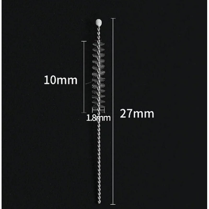 Endoscope cleaning brush head