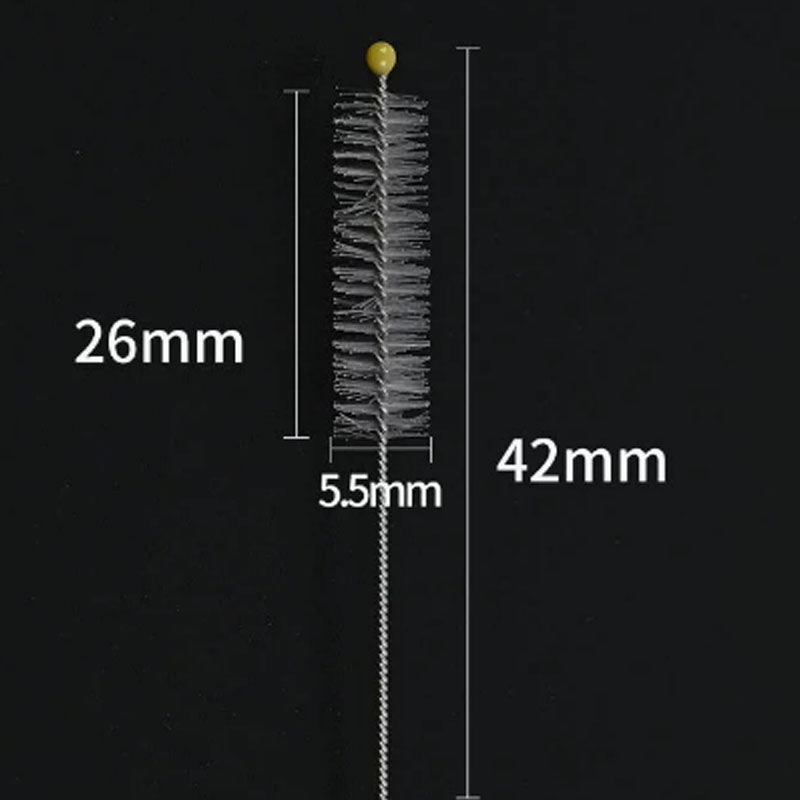 Endoscope cleaning brush head