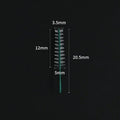 German-made steel wire interdental brush heads