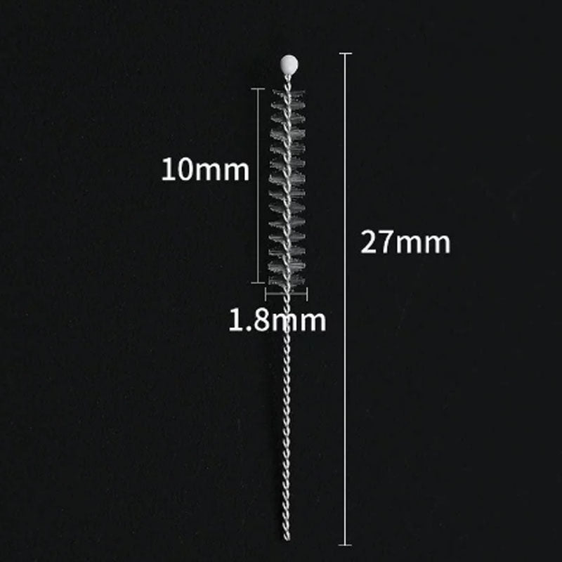 Endoscope cleaning brush head