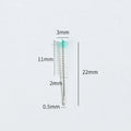 Two-color interdental brush