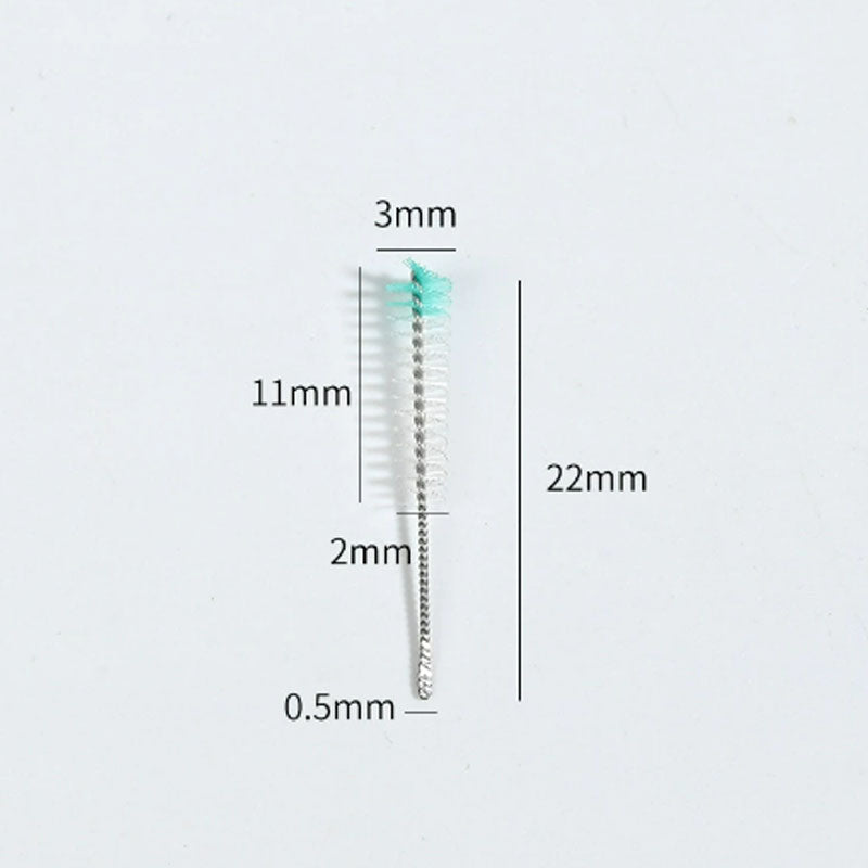 Two-color interdental brush