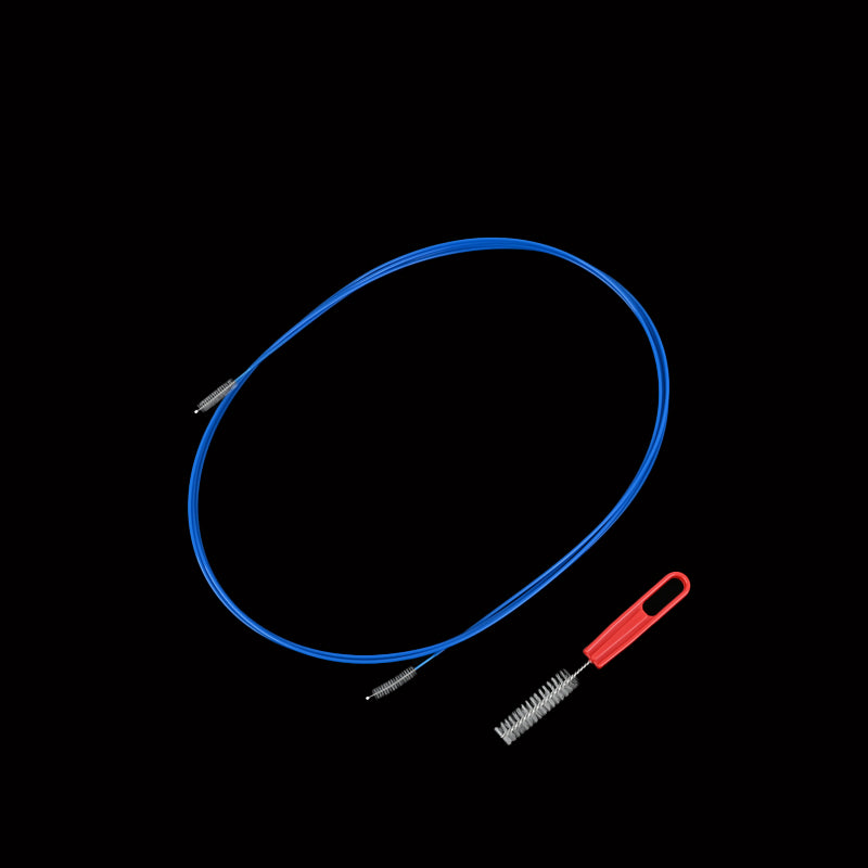 Endoscope cleaning brush and water/air channel cleaning brush combination